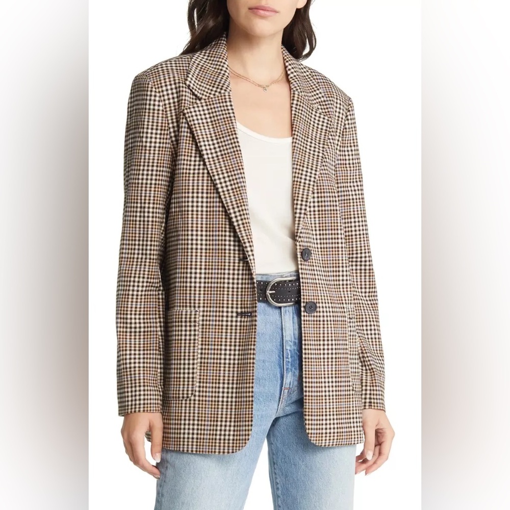 Plaid blazer